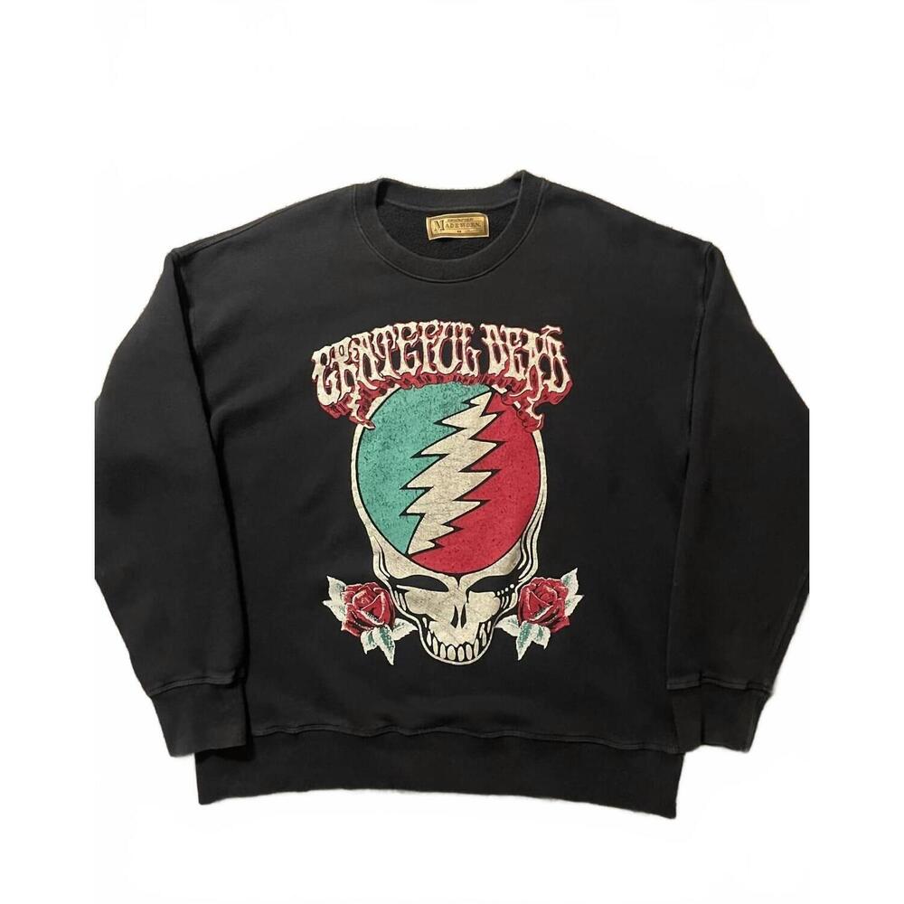 NEW MADEWORN unisex gd in the dark sweatshirt in coal